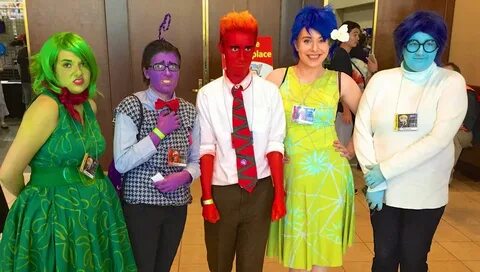 Dress Like Joy Inside out halloween costumes, Inside out cos