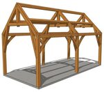 12x24 Gothic Arch Timber Frame - Timber Frame HQ