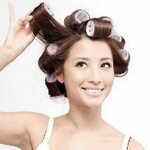 6Pcs/Set Big Self Grip Hair Rollers Cling Any Size DIY Hair 