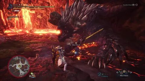 Monster Hunter: World Arch Tempered Nergigante Lance solo 13