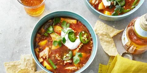 Slow-Cooker Chicken-Tortilla Soup Recipe Slow cooker chicken