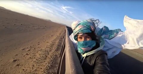 Miss Alina Adzika - Iron Ore Train, Sahara Desert, Mauritani