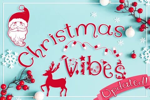 Christmas Vibes Font door Anastasia Feya - Creative Fabrica