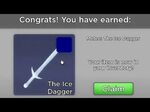 I GOT Ice Dagger Dev Knife in Arsenal Roblox - YouTube
