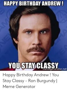 HAPPY BIRTHDAY ANDREW Neinegeieratornet Happy Birthday Andre