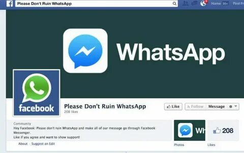 Facebook's acquisition of WhatsApp user data questioned