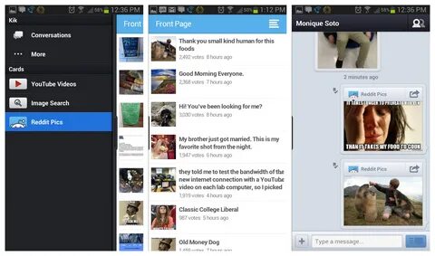 Latest Kik Messenger update infuses the app with Reddit brow