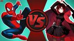 SPIDER-MAN vs RUBY ROSE! (Marvel vs RWBY) Cartoon Fight Nigh