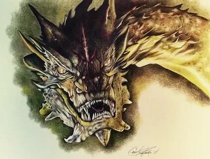 Smaug fanart The hobbit, Smaug dragon, Creature drawings
