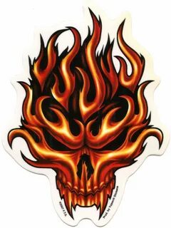 flaming skull designs - Wonvo