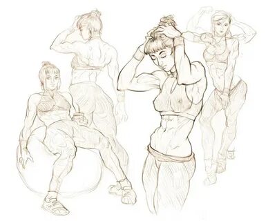 Female muscle art :: Athletic Girl :: Traditional art :: Жен