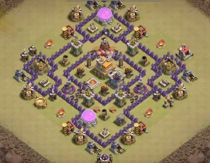 The Best TH7 War Base as of TODAY! - CoC Stars