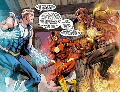 Fire vs. Ice Captain cold and heatwave, Dc legends of tomorr