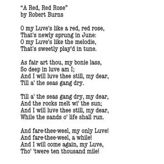 robert burns love poems - FreshBoo