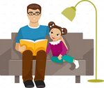 Father clipart read with dad, Picture #2686191 father clipar