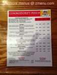 Online Menu of Commodores Pizza Restaurant, Hammond, Louisia