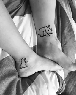 #sisters #tattoos #dinosaur #TinyTattoo #cute #love #tattoo 