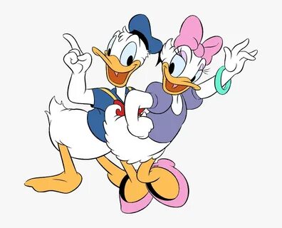 Donald & Daisy Duck Clip Art - Donald Et Daisy Disney, HD Pn