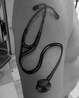 30 Stethoscope Tattoo Ideas For Men - Cardiology Designs Ste