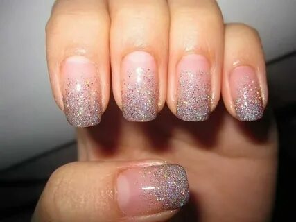 Colorful Sparkle Glitter Ombre Nail Art #nailombrediy Ombre 