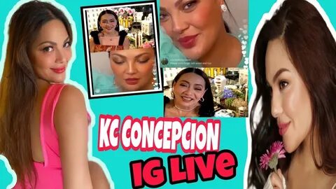 KC CONCEPCION IG LIVE KINAKILIGAN - YouTube