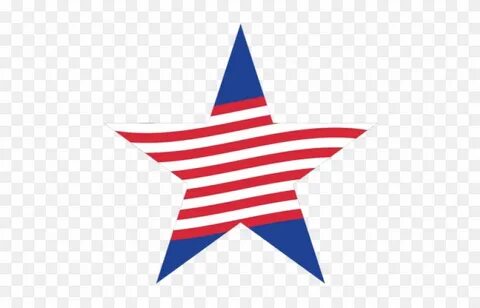 Stripes Clipart Us Star - Usa Star Png - Free Transparent PN