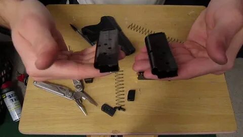 Ruger LCP 2 7 Round Magazine...Disassembly - YouTube