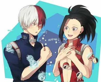 Todoroki Shouto & Yaoyorozu Momo Heroes, Dessin kawaii manga