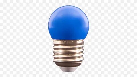 Foco Bombilla Miniatura Globo De Led Azul 1W E27 127V Lampu 