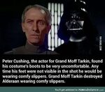 Grand Moff Tarkin and his comfy slippers - FunSubstance