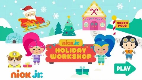 Play the Free 'Nick Jr. Holiday Workshop Game' w/ PAW Patrol