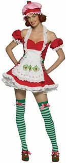 Womens Sexy Strawberry Shortcake Costume - Mr. Costumes