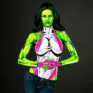 Pin on Body Paint Art Female