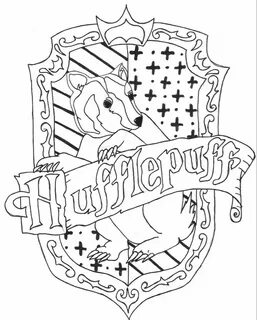 Hufflepuff Crest by charr3 on DeviantArt