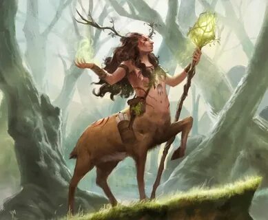 Lady of Forest by rodmendez on DeviantArt Centaur, Concept a