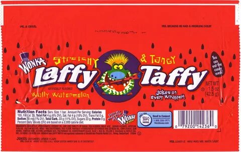 Wonka Laffy Taffy - Wally Watermelon - 2007 Finally, Wally. 