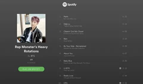 Which BTS Member's Spotify Playlist Do You Connect To The Mo