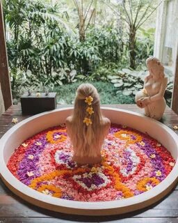 @chiarabarrasso The Balinese flower bath, Ubud, Bali Flower 