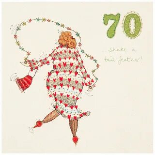 Woodmansterne 70th Birthday Card