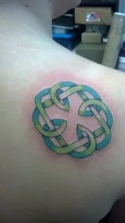 My Celtic cross knot i got! It's my father daughter tattoo :