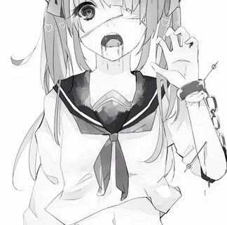 21+ Black And White Anime Girl