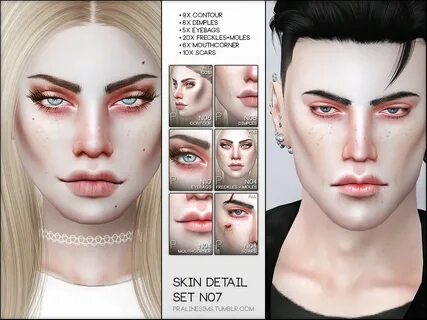 The Sims Resource - Skin Detail Kit N07