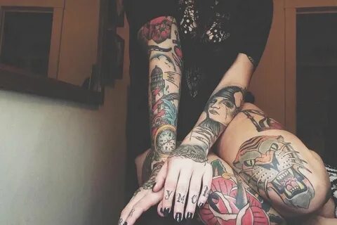 ☾ ☯ ʟȏṿєʟy ☯ ☽ Крутые татуировки, Татуировки и Девочка