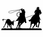 Team Roping Silhouette Embroidery Designs Silhouette art, Si