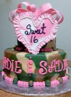 10 Camo Birthday Cakes 13 Photo - Pink Camo Birthday Cake Id