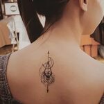 Spiritual Arrow Tattoos Moon Tattoo Illustrative Delicate Et
