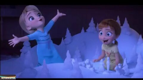 Reaction to Frozen 2 Elsa and Anna playing Enchanted Forest 