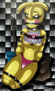 Toy Chica bondage porn. Rule 34 in action, ladies and gentle