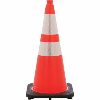 28 in. Orange Traffic Cone 10 lb. - Barricade Depot