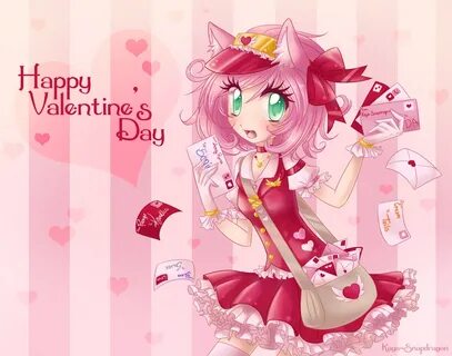 Amy Rose - Valentine Mailgirl by https://www.deviantart.com/